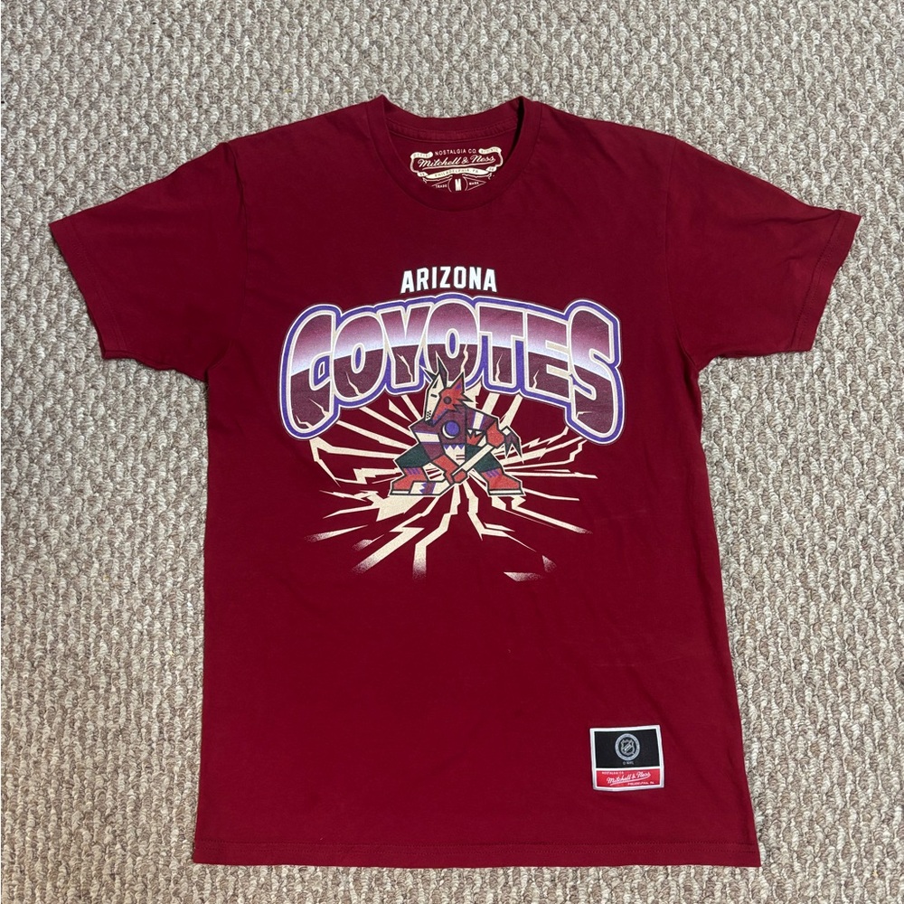 Mitchell & Ness Arizona Coyotes Earthquake NHL Red T-Shirt